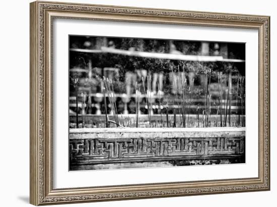 China 10MKm2 Collection - Buddhist Temple with Incense Burning-Philippe Hugonnard-Framed Photographic Print