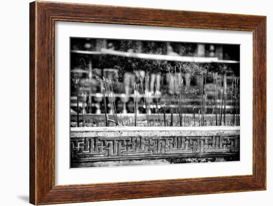 China 10MKm2 Collection - Buddhist Temple with Incense Burning-Philippe Hugonnard-Framed Photographic Print