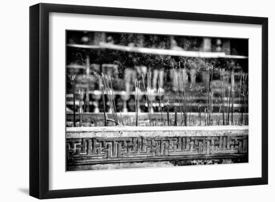 China 10MKm2 Collection - Buddhist Temple with Incense Burning-Philippe Hugonnard-Framed Photographic Print