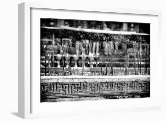 China 10MKm2 Collection - Buddhist Temple with Incense Burning-Philippe Hugonnard-Framed Photographic Print