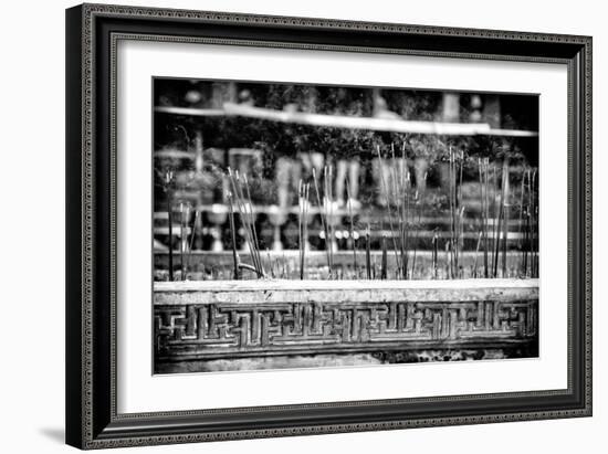 China 10MKm2 Collection - Buddhist Temple with Incense Burning-Philippe Hugonnard-Framed Photographic Print