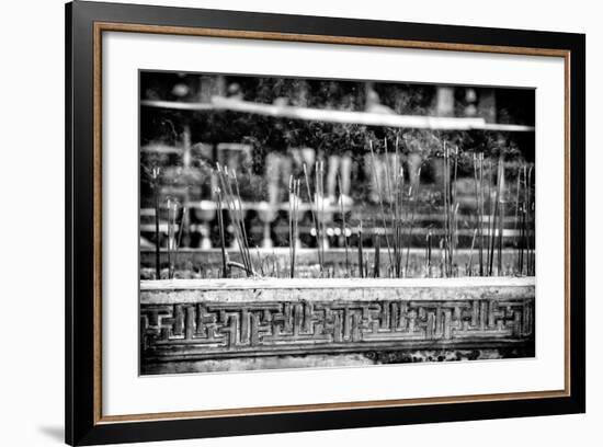 China 10MKm2 Collection - Buddhist Temple with Incense Burning-Philippe Hugonnard-Framed Photographic Print