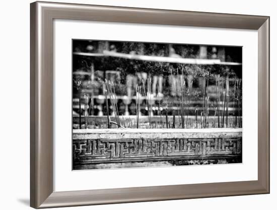 China 10MKm2 Collection - Buddhist Temple with Incense Burning-Philippe Hugonnard-Framed Photographic Print