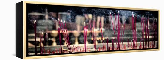 China 10MKm2 Collection - Buddhist Temple with Incense Burning-Philippe Hugonnard-Framed Premier Image Canvas