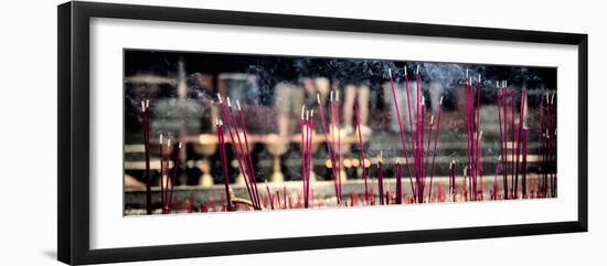 China 10MKm2 Collection - Buddhist Temple with Incense Burning-Philippe Hugonnard-Framed Photographic Print
