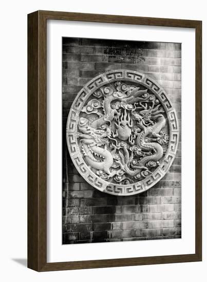 China 10MKm2 Collection - Chinese ancient Sculpture Dragons-Philippe Hugonnard-Framed Photographic Print