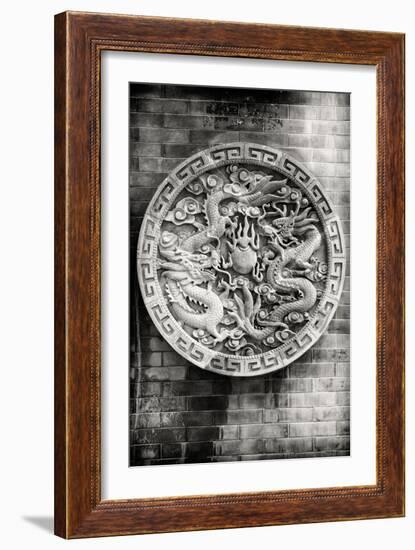 China 10MKm2 Collection - Chinese ancient Sculpture Dragons-Philippe Hugonnard-Framed Photographic Print