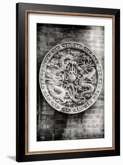 China 10MKm2 Collection - Chinese ancient Sculpture Dragons-Philippe Hugonnard-Framed Photographic Print