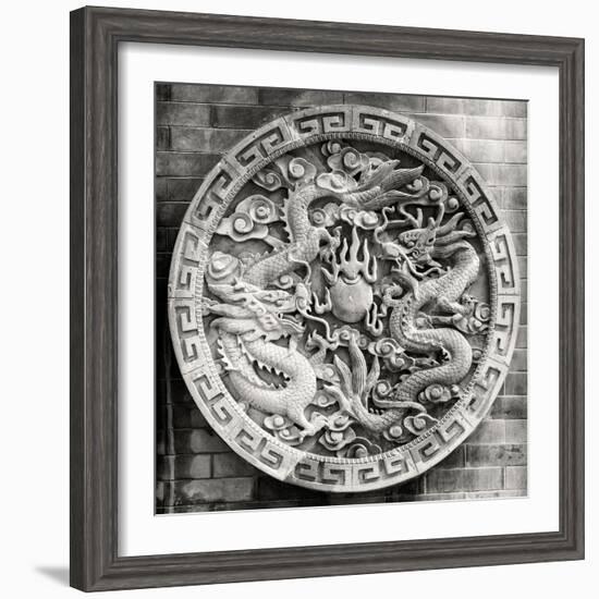 China 10MKm2 Collection - Chinese ancient Sculpture Dragons-Philippe Hugonnard-Framed Photographic Print