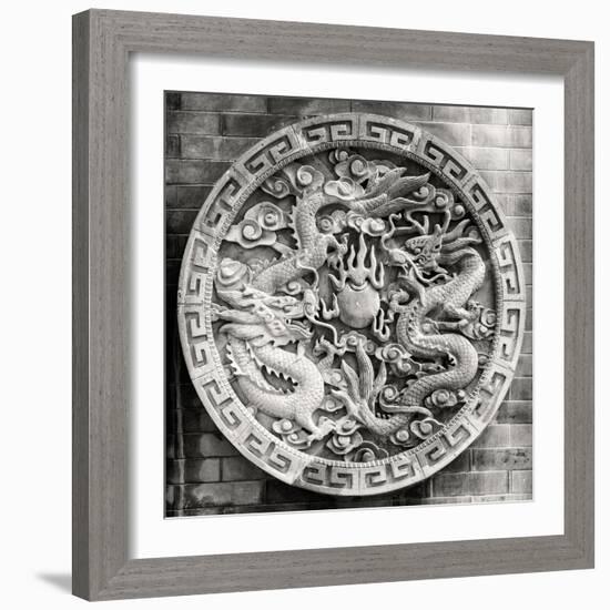 China 10MKm2 Collection - Chinese ancient Sculpture Dragons-Philippe Hugonnard-Framed Photographic Print