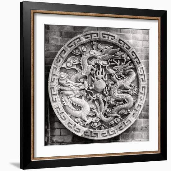 China 10MKm2 Collection - Chinese ancient Sculpture Dragons-Philippe Hugonnard-Framed Photographic Print