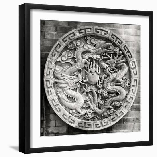 China 10MKm2 Collection - Chinese ancient Sculpture Dragons-Philippe Hugonnard-Framed Photographic Print