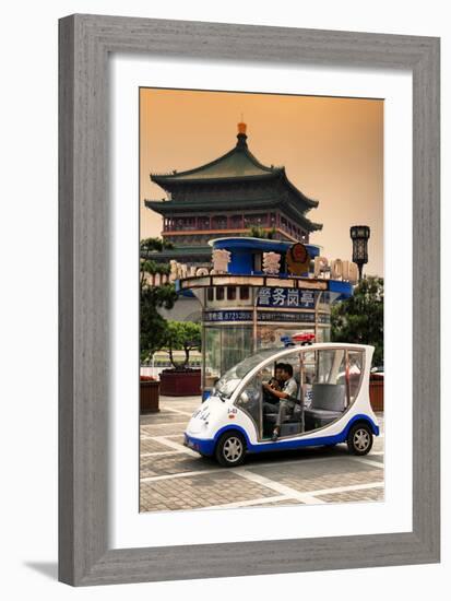 China 10MKm2 Collection - Chinese Police Car-Philippe Hugonnard-Framed Photographic Print