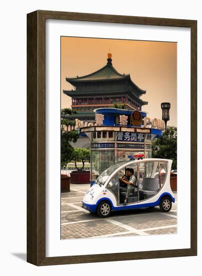 China 10MKm2 Collection - Chinese Police Car-Philippe Hugonnard-Framed Photographic Print