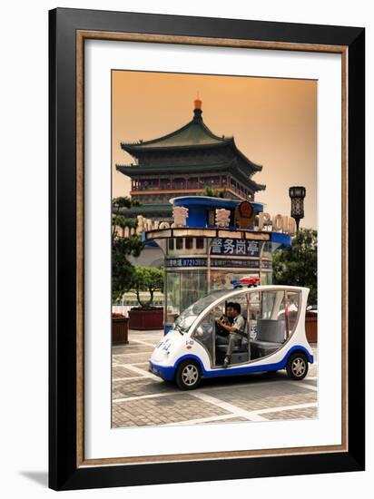 China 10MKm2 Collection - Chinese Police Car-Philippe Hugonnard-Framed Photographic Print