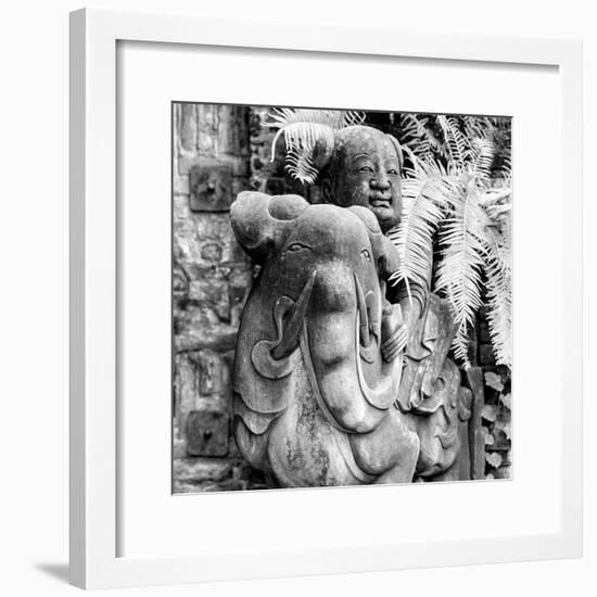 China 10MKm2 Collection - Chinese Statue-Philippe Hugonnard-Framed Photographic Print