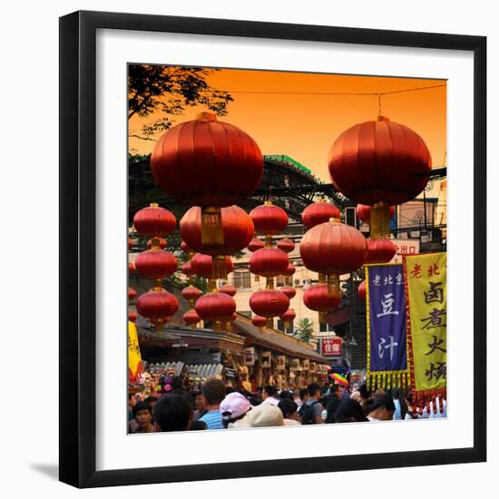 China 10MKm2 Collection - Chinese Street Atmosphere-Philippe Hugonnard-Framed Photographic Print