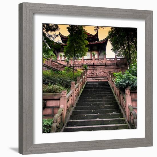 China 10MKm2 Collection - Chinese Temple-Philippe Hugonnard-Framed Photographic Print