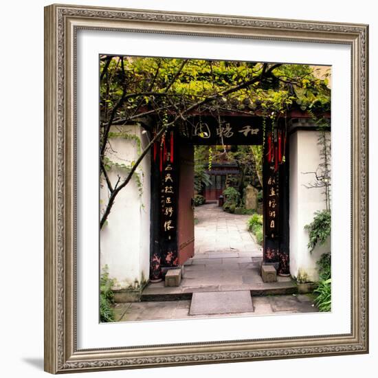 China 10MKm2 Collection - Chinese Traditional Door entry-Philippe Hugonnard-Framed Photographic Print