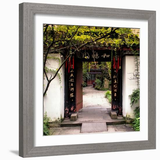 China 10MKm2 Collection - Chinese Traditional Door entry-Philippe Hugonnard-Framed Photographic Print