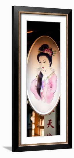 China 10MKm2 Collection - Chinese Woman Sign-Philippe Hugonnard-Framed Photographic Print