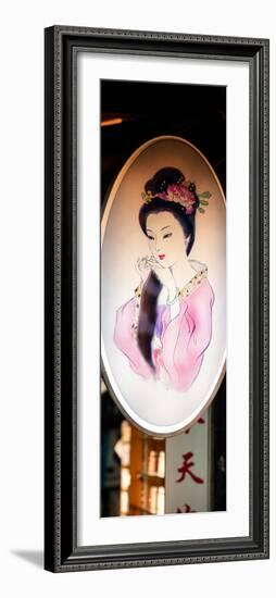 China 10MKm2 Collection - Chinese Woman Sign-Philippe Hugonnard-Framed Photographic Print