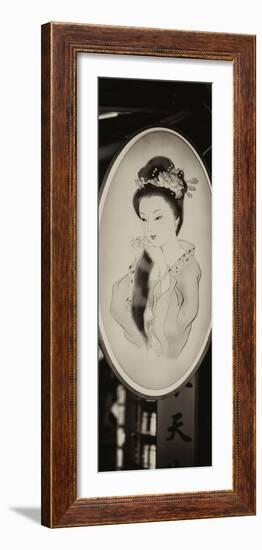 China 10MKm2 Collection - Chinese Woman Sign-Philippe Hugonnard-Framed Photographic Print