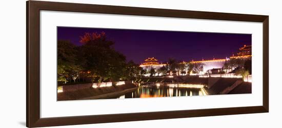 China 10MKm2 Collection - City Night Xi'an-Philippe Hugonnard-Framed Photographic Print