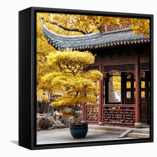 China 10MKm2 Collection - Classical Chinese Pavilion in Autumn-Philippe Hugonnard-Framed Premier Image Canvas