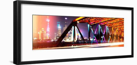 China 10MKm2 Collection - Colorful Garden Bridge - Shanghai-Philippe Hugonnard-Framed Photographic Print