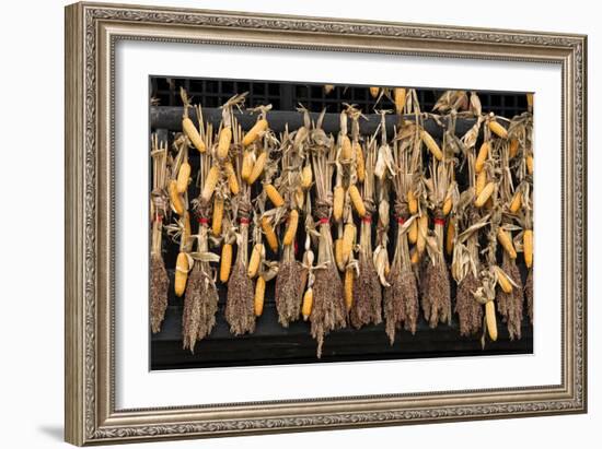 China 10MKm2 Collection - Corn Drying-Philippe Hugonnard-Framed Photographic Print