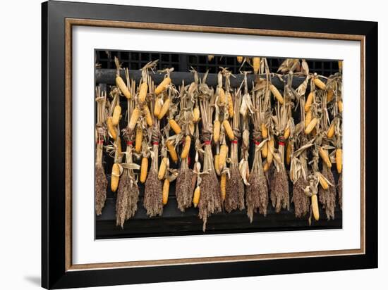 China 10MKm2 Collection - Corn Drying-Philippe Hugonnard-Framed Photographic Print