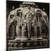 China 10MKm2 Collection - Detail Buddhist Temple - Elephant Statue-Philippe Hugonnard-Mounted Photographic Print