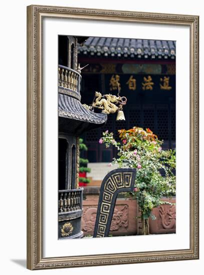 China 10MKm2 Collection - Detail of Brazier and Pagoda-Philippe Hugonnard-Framed Photographic Print