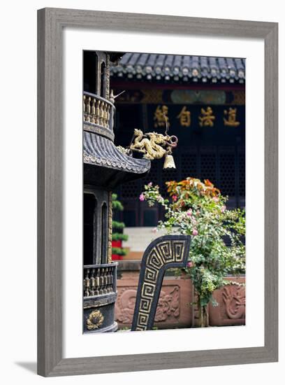 China 10MKm2 Collection - Detail of Brazier and Pagoda-Philippe Hugonnard-Framed Photographic Print