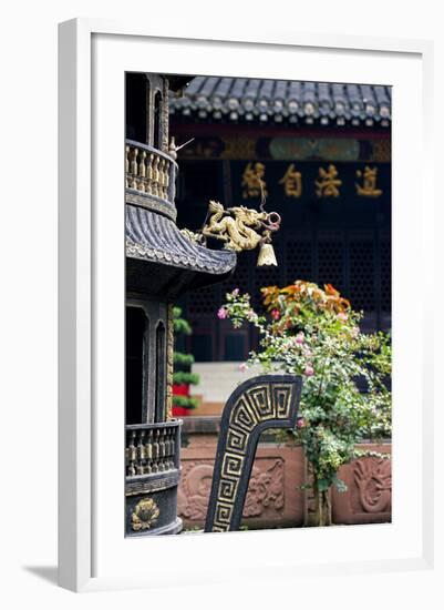 China 10MKm2 Collection - Detail of Brazier and Pagoda-Philippe Hugonnard-Framed Photographic Print