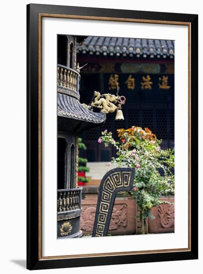 China 10MKm2 Collection - Detail of Brazier and Pagoda-Philippe Hugonnard-Framed Photographic Print