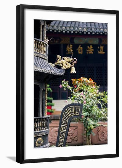 China 10MKm2 Collection - Detail of Brazier and Pagoda-Philippe Hugonnard-Framed Photographic Print