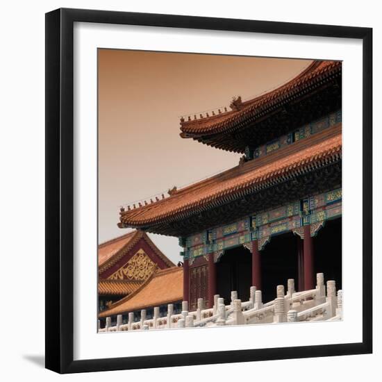 China 10MKm2 Collection - Forbidden City Architecture - Beijing-Philippe Hugonnard-Framed Photographic Print