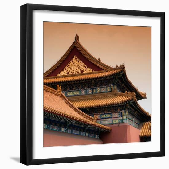 China 10MKm2 Collection - Forbidden City Architecture - Beijing-Philippe Hugonnard-Framed Photographic Print