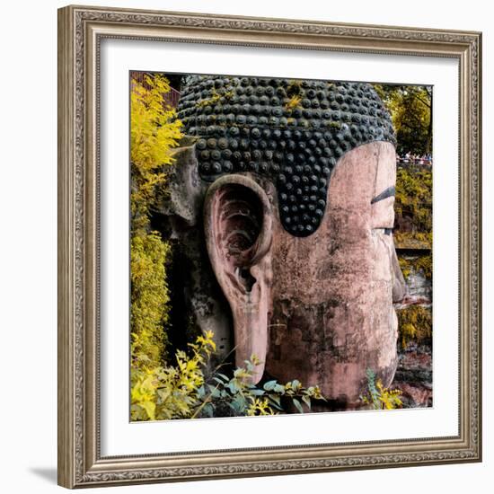 China 10MKm2 Collection - Giant Buddha of Leshan in Autumn-Philippe Hugonnard-Framed Photographic Print