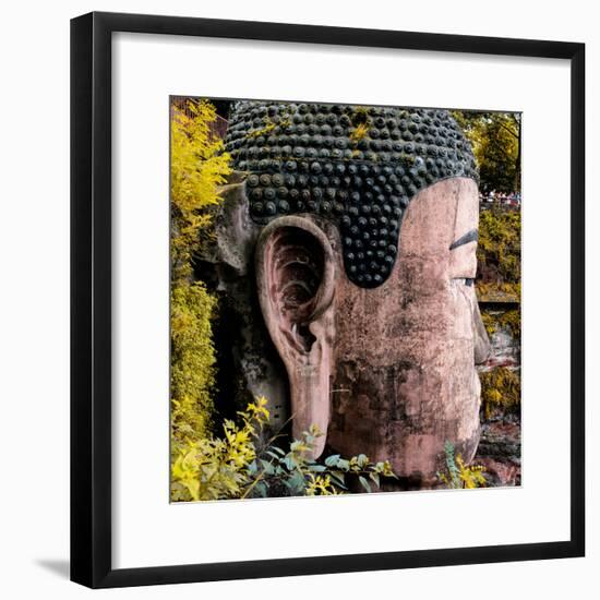 China 10MKm2 Collection - Giant Buddha of Leshan in Autumn-Philippe Hugonnard-Framed Photographic Print