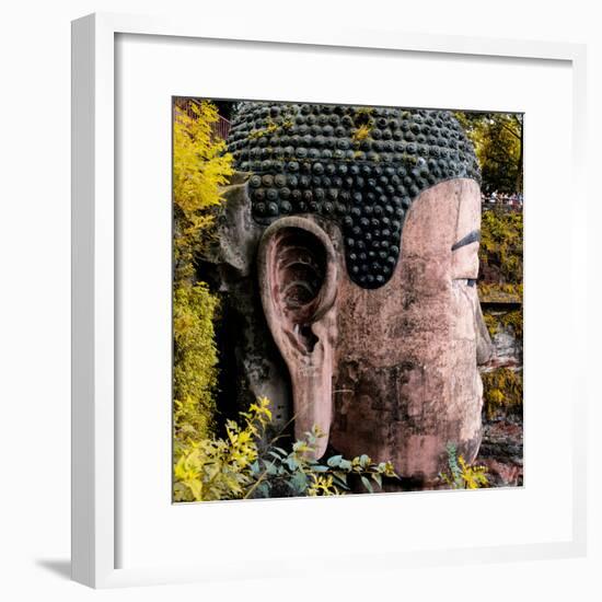 China 10MKm2 Collection - Giant Buddha of Leshan in Autumn-Philippe Hugonnard-Framed Photographic Print