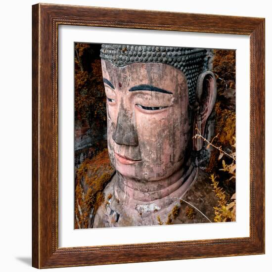 China 10MKm2 Collection - Giant Buddha of Leshan in Autumn-Philippe Hugonnard-Framed Photographic Print