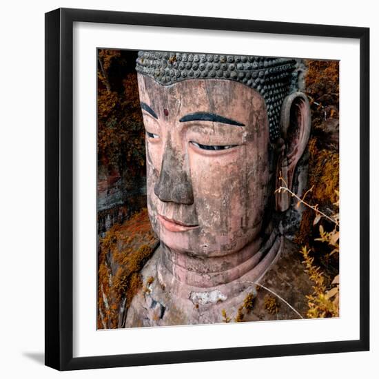 China 10MKm2 Collection - Giant Buddha of Leshan in Autumn-Philippe Hugonnard-Framed Photographic Print