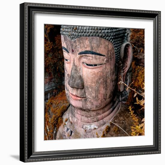 China 10MKm2 Collection - Giant Buddha of Leshan in Autumn-Philippe Hugonnard-Framed Photographic Print