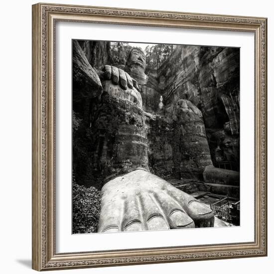 China 10MKm2 Collection - Giant Buddha of Leshan-Philippe Hugonnard-Framed Photographic Print