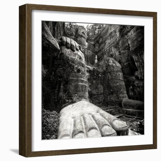 China 10MKm2 Collection - Giant Buddha of Leshan-Philippe Hugonnard-Framed Photographic Print