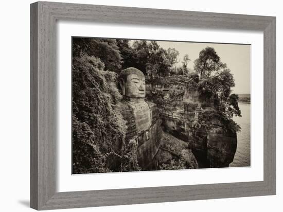 China 10MKm2 Collection - Giant Buddha of Leshan-Philippe Hugonnard-Framed Photographic Print