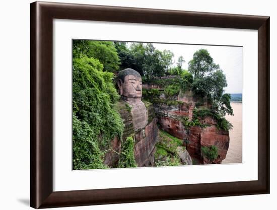 China 10MKm2 Collection - Giant Buddha of Leshan-Philippe Hugonnard-Framed Photographic Print